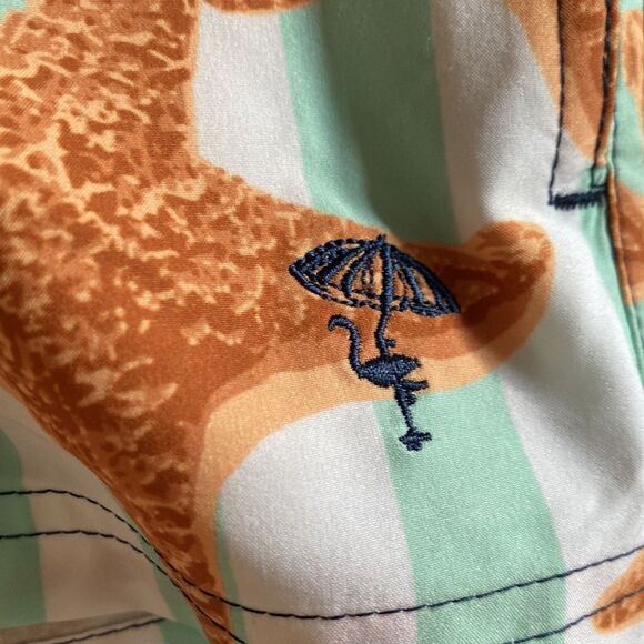 shade critters Kids Starfish Stripe Boys 4 Way Stretch Swim Trunks - Picture 3 of 7